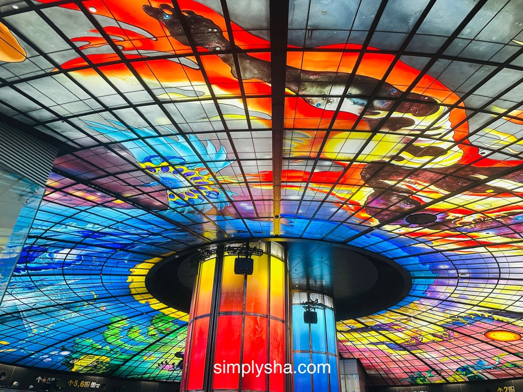 Dome of Light with blue & red colors
