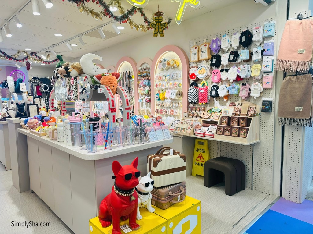 Cute accessories and souvenir shop interior in Ximending, Taipei