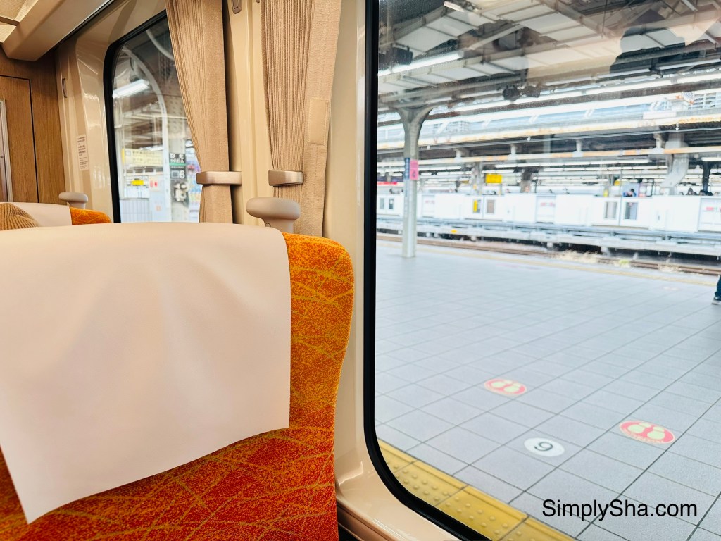 View from the Limited Express train window traveling from Nagoya to Takayama