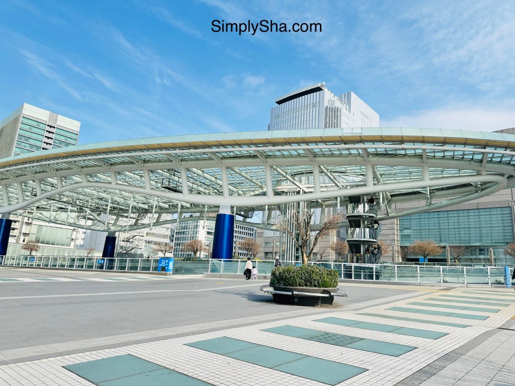 Oasis 21 glass roof structure in Sakae Nagoya