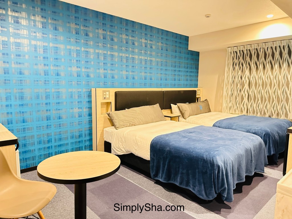 Twin room at Green Rich Hotel Nagoya Nishiki in Nagoya, Japan