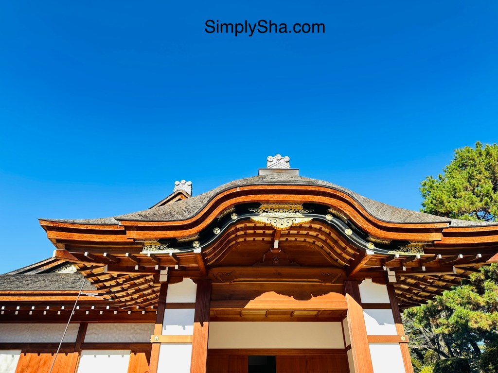 Entrance of Hommaru Palace at Nagoya Castle in Nagoya, Japan