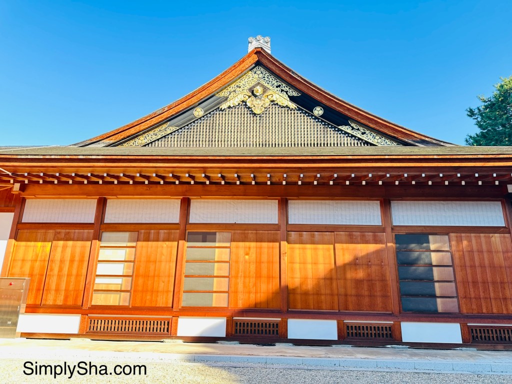 Exterior of Hommaru Palace at Nagoya Castle in Nagoya, Japan