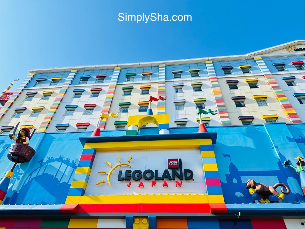 Colorful exterior of LEGOLAND Hotel in Nagoya, Japan