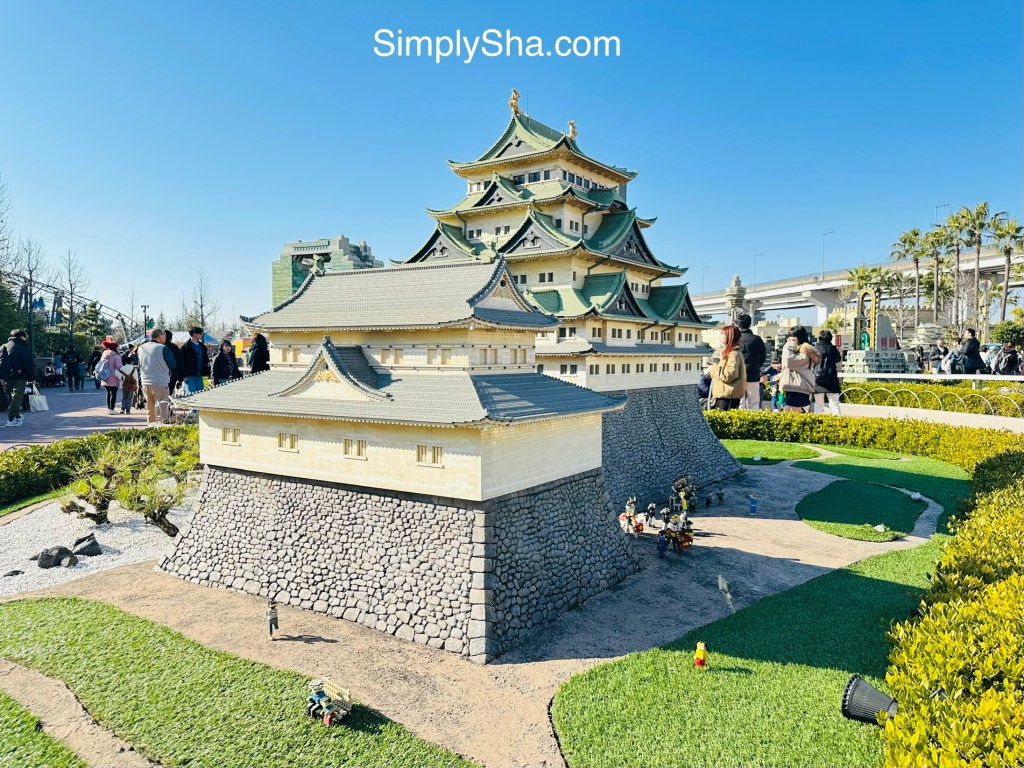 LEGO replica of Nagoya Castle at LEGOLAND Japan in Nagoya, Japan