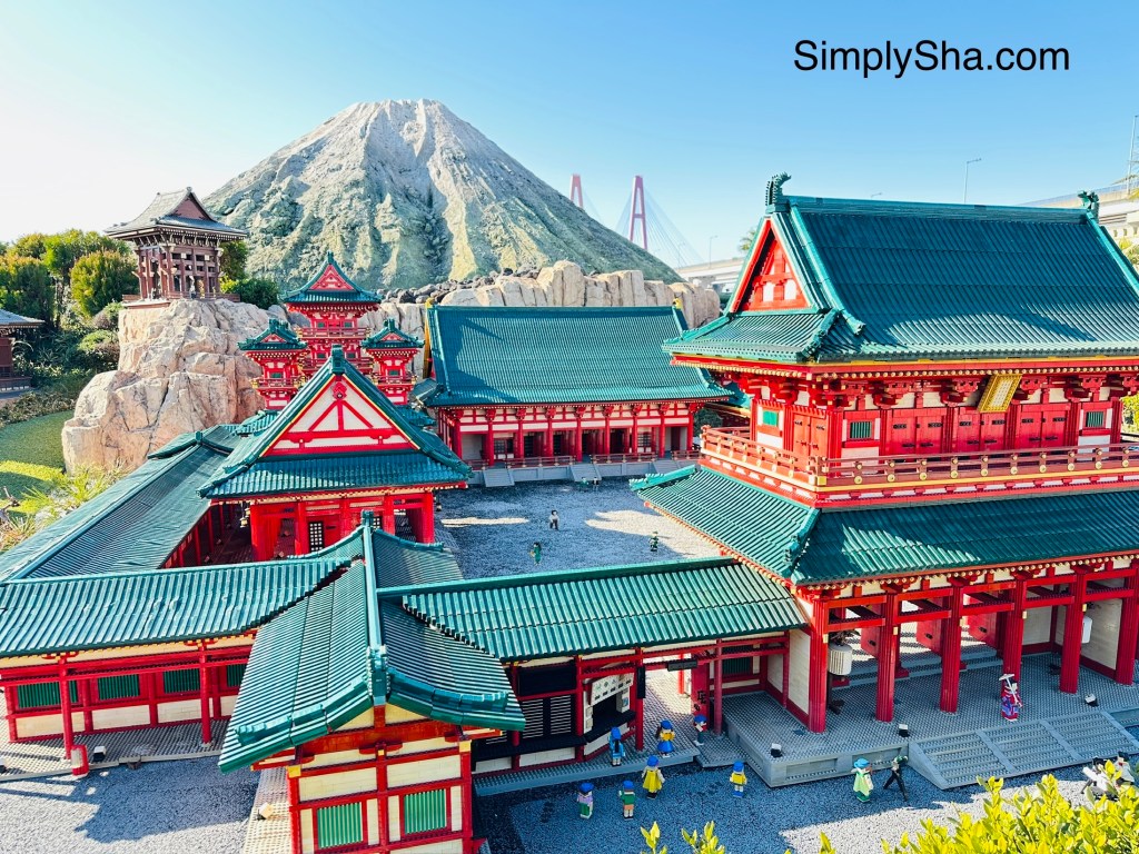 LEGO recreation of a traditional Japanese landmark at LEGOLAND Japan in Nagoya