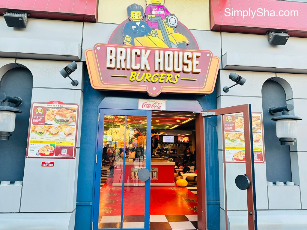 Brick House Burgers restaurant at LEGOLAND Japan Resort in Nagoya, Japan
