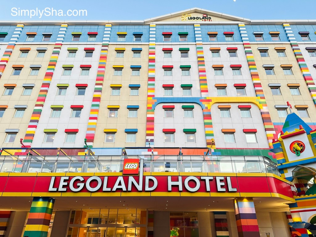 Main entrance of LEGOLAND Hotel in Nagoya, Japan