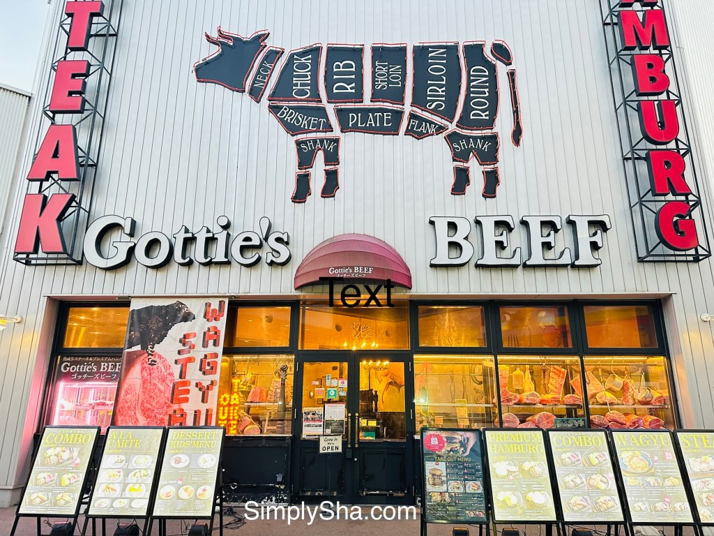 Cottie’s Beef restaurant near LEGOLAND Japan Resort in Nagoya, Japan