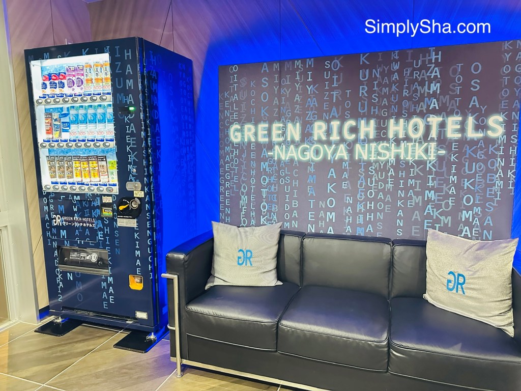 Lobby area at Green Rich Hotel Nagoya Nishiki in Nagoya, Japan